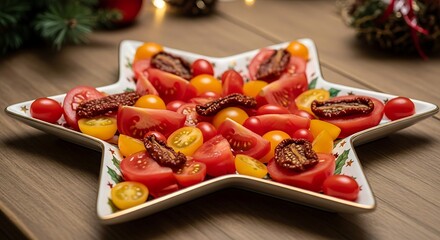 Delicious Tomato Salad with Sun-Dried Tomatoes.