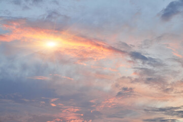 The background of beautiful sky