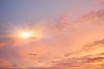 Colorful Sky Canvas