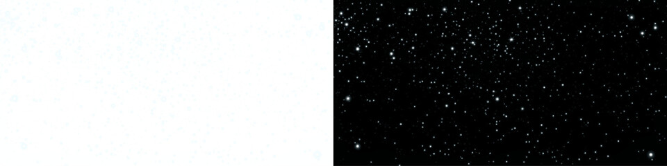 Starry Night Sky Background featuring UV Particle Overlays in PNG format with a Transparent Background for Design