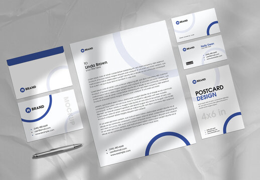 Stationery Mockup with Letterhead
