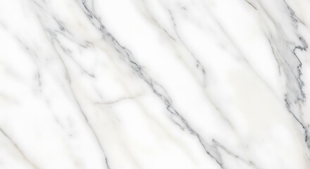 Obraz premium Elegant White Marble Texture Background with Subtle Gray Veins for Design.