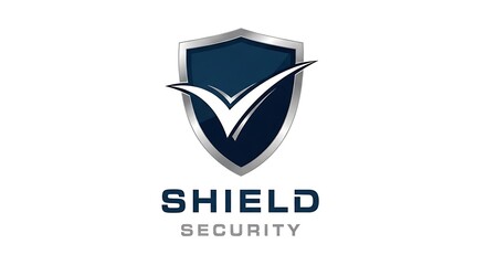 Shield Security Logo with Check Mark.