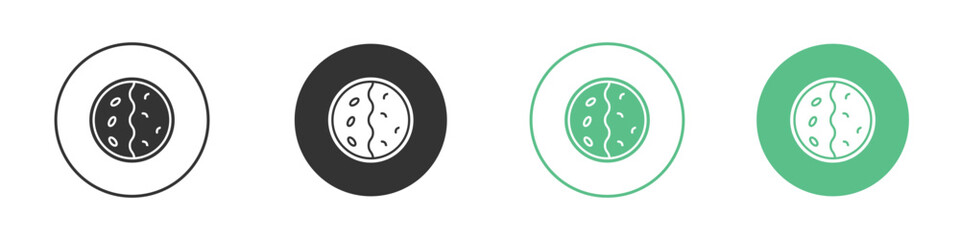 Kare raisu icons concepts. black sign set