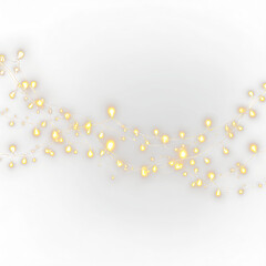 Stunning Christmas Garland Fairy Lights PNG Overlay perfect for enhancing Holiday Decor with its Transparent Background