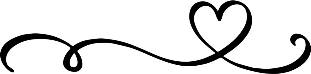 black and white heart infinity