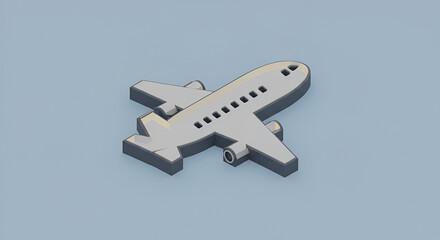 vector illustration of airplane