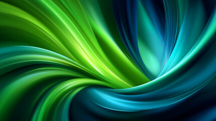 Abstract background with smooth green and blue gradients, accented by circular geometric textures, green blue gradient abstract, circular pattern texture, high-resolution backdrop,