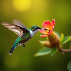 hummingbird on a flower