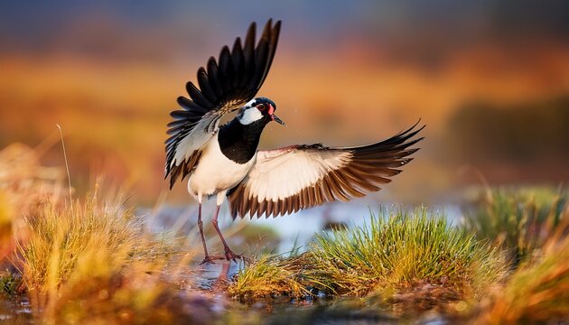 Northern Lapwing Display Behaviour