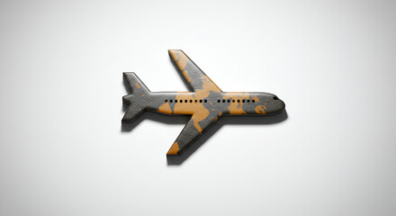 vector illustration of a plane