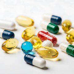 Assorted Colorful Medications.