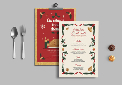 Christmas Food Menu