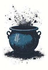  Punk Cauldron with Dirty Potion and Stylized Splashes