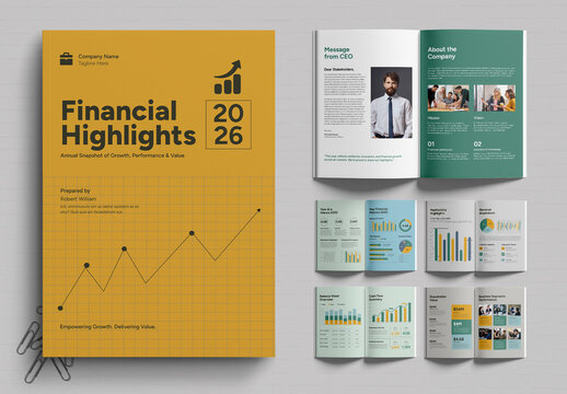 Financial Highlights Business Brochure