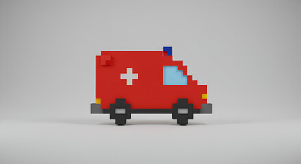 first aid kit with flag