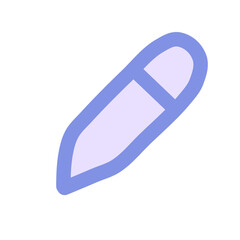 Cute Pastel Pencil Doodle Icon