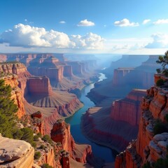 canyon, grand canyon, 