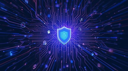 Digital Shield Protecting Global Networks From Cyber Threats And Data Breaches