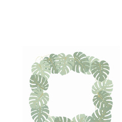 Botanical Monstera Luxury Frame
