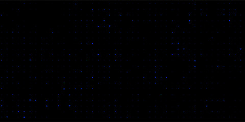 Led screen light background texture with pixel pattern. Digital tv display wall panel in blue, pink and purple gradient. Abstract bright television videowall grid vector design template with circle
