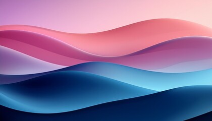 Abstract Waves Minimalist Gradient Backdrop