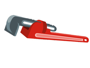 red plastic clamp