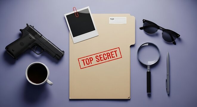 Top Secret Detective Investigation Files and Spy Gear