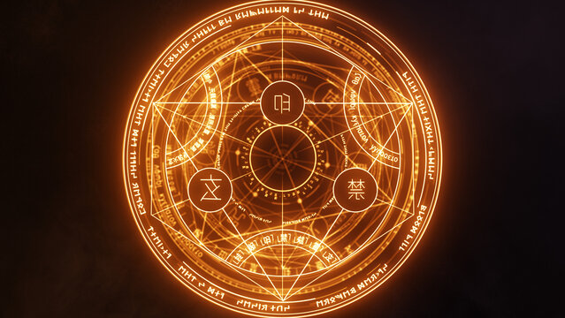 Transmutation Circle Magic Background