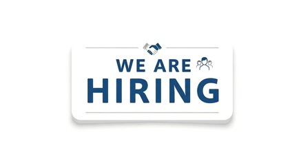 Boost your recruitment with this eye-catching We Are Hiring announcement, ideal for attracting top talent and growing your team in today's competitive job market