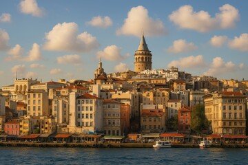 Fototapeta premium Historic Istanbul skyline view