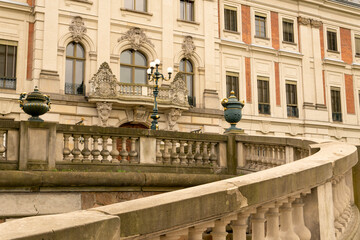 Fototapeta premium Neo baroque castle in Pszczyna in Poland