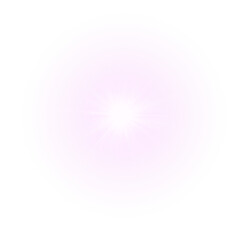A vibrant purple orb radiating bright light, ideal for various creative projects and artistic designs