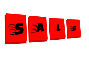 Bold red sale promotion with dynamic speed lines for advertising and marketing campaigns reaching a wide audience