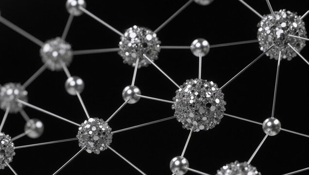 Decentralized network abstract nodes with complex and simple spheres.