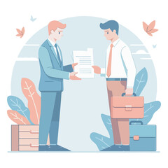 Flat design meeting and teamwork icon set including brainstorming, discussion, presentation, collaboration, and business agreement