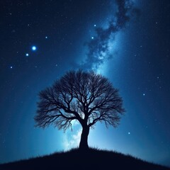 tree in the night