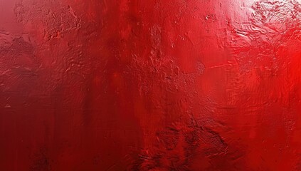 Abstract image of a textured, deep red surface with varying shades and a subtle highlight.  The texture resembles a rough, possibly metallic or painted, material