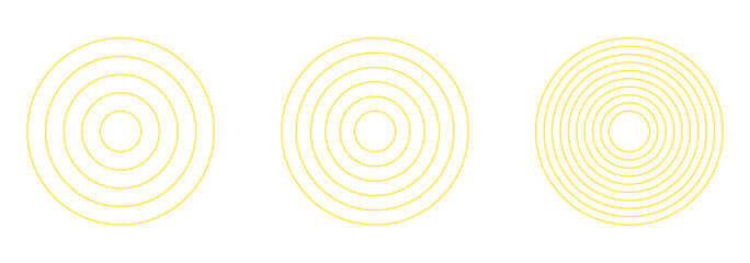 Polar grids concentric circles. Wheel of life, habits tracker. Circle diagrams divided on 12, 8, 4 segments. Blank graph paper. Coaching tool. Circles within a circle template. Lifestyle balance icon.