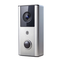 Obraz premium New Video Doorbell on transparent background