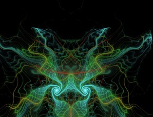 Imaginatory fractal abstract background Image