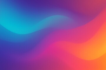 Fototapeta premium Abstract Fluid Gradient Waves Background in Vibrant Colors