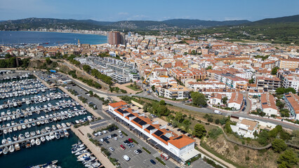 Obraz premium Küste von Sant Antoni de Calonge mit Mittelmeerblick