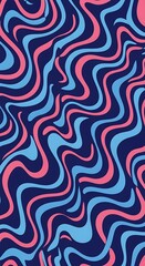 Abstract Wavy Pattern Wallpaper.