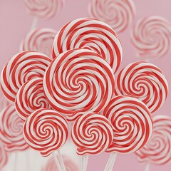 Sweet Swirls of Candy Lollipops.