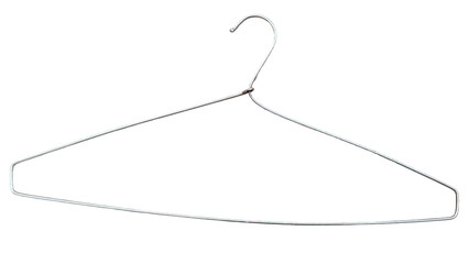 clothes hanger isolated on transparent background