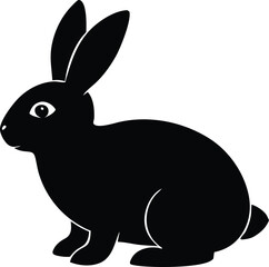  easter bunny illustration, spring celebration symbol  