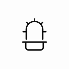 Obraz premium desert plant cactus icon sign vector