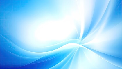 An abstract image featuring a swirling, wave-like pattern in shades of blue and white, creating a soft, ethereal, and luminous effect