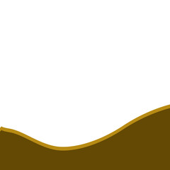 Brown shapes backdrop png for graphics use. Abstract green design at bottom.